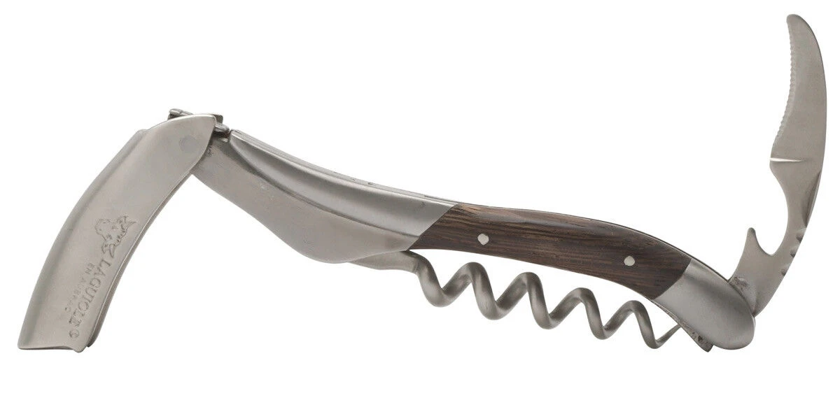 Laguiole En Aubrac Kelnersmes 12 Cm Wengéhout Bruin 1 Laguiole En Aubrac Kelnersmes 12 Cm Wengéhout Bruin