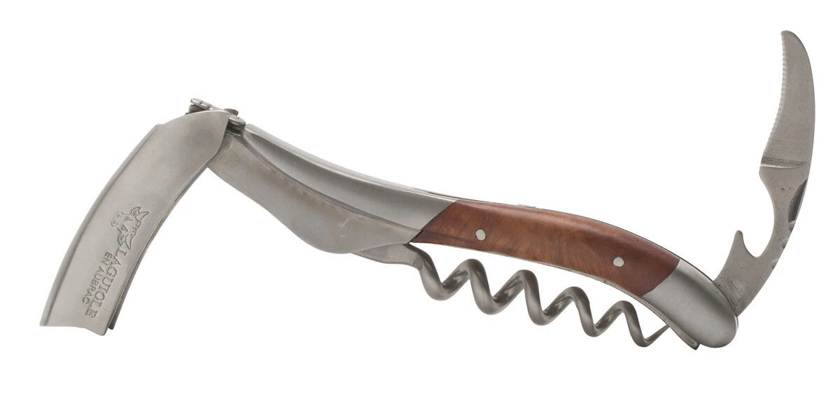 Laguiole En Aubrac Kelnersmes 12 Cm Bruyère Bruin 1 Laguiole En Aubrac Kelnersmes 12 Cm Bruyère Bruin