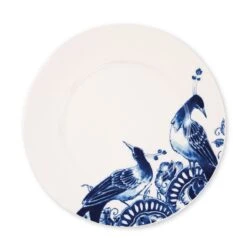 Royal Delft Peacock Symphony Dessertbord ø 23,5 Cm Aardewerk