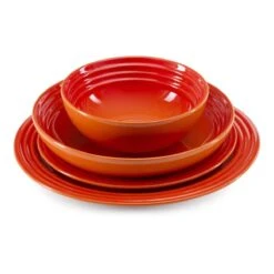 Tafelgerei Verkoop 28 Le Creuset Serviesset Aardewerk Vulcanique 12-delig