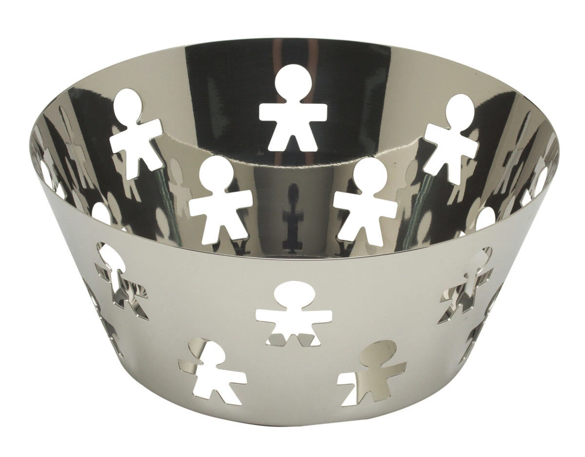 Alessi Girotondo Schaal ø 20 Cm Rvs Glans 1 Alessi Girotondo Schaal ø 20 Cm Rvs Glans