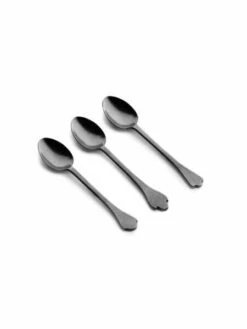 Serax Merci Mix 4-5-6 Koffielepel Antraciet Stone Wash 3 Stuks