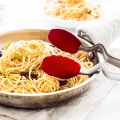 Dreamfarm Clong Serveertang 30,5 Cm Rvs/silicone Rood -Tafelgerei Verkoop dreamfarm clongs click lock sit up tongs 990x550 04