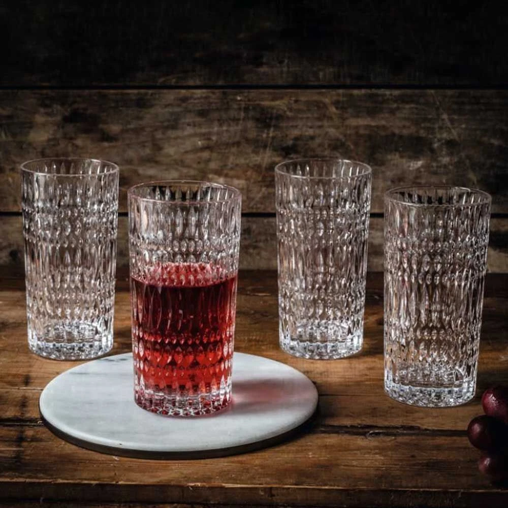 Nachtmann Ethno Longdrinkglas 434 Ml Kristalglas 4 Stuks 2 Nachtmann Ethno Longdrinkglas 434 Ml Kristalglas 4 Stuks - Afbeelding 2