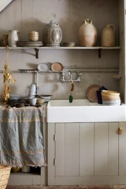 HK Living ACE7034 Gradient Side Plate ø 22,5 Cm Crèmekleurig 2 Stuks -Tafelgerei Verkoop lr pi18 01