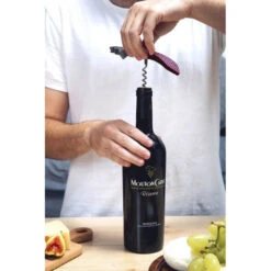 Peleg Bottle Tie Kurkentrekker Strepenpatroon 11,5 Cm Rvs Rood -Tafelgerei Verkoop peleg bottle tie kurkentrekker strepenpatroon 11 5 cm rvs rood4