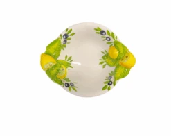 Oldenhof Diepe Kom Citroen S Ø 13 Cm Aardewerk Wit