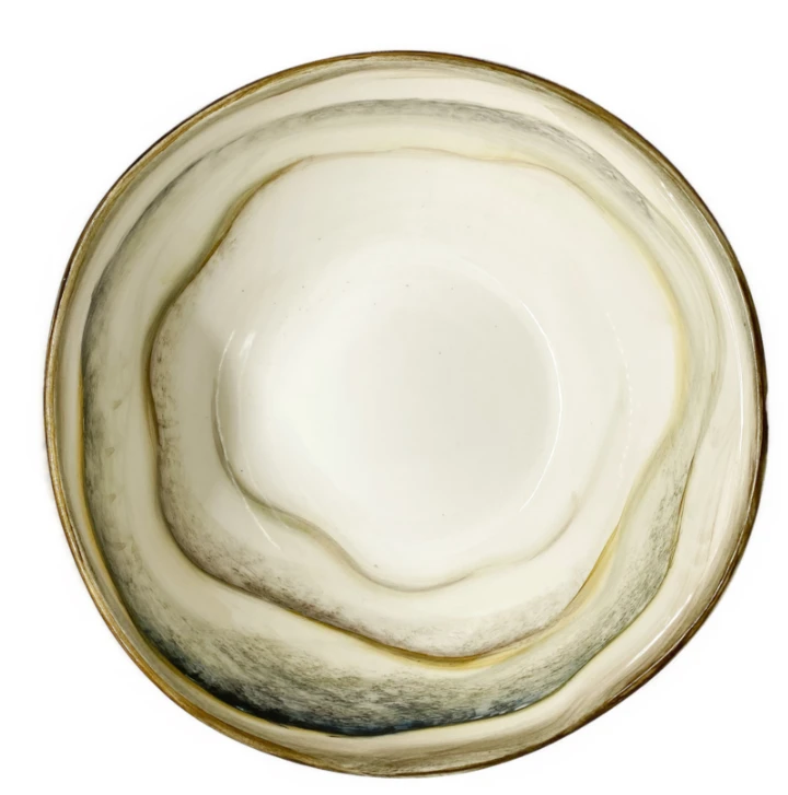 Oldenhof Oester Schaal ø 25 Cm Aardewerk 2 Oldenhof Oester Schaal ø 25 Cm Aardewerk - Afbeelding 2